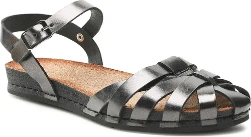 Sandále Maciejka - 03074-20/00-0 Czarny Metalizowany