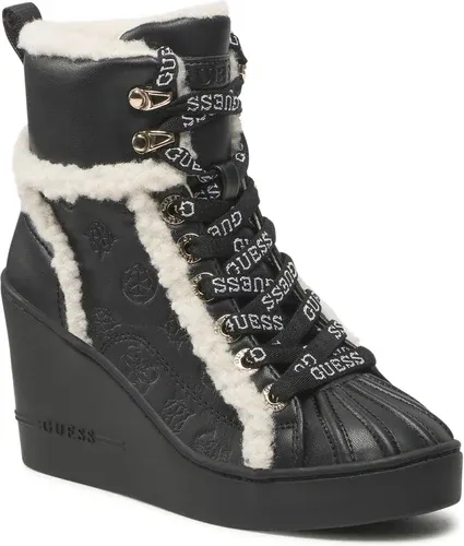 Členková obuv Guess - Aladen FL8ADN FAL12 BLACK