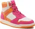 Sneakersy COACH - Hi Top Leather CD306 Bright Fuchsia/Chalk