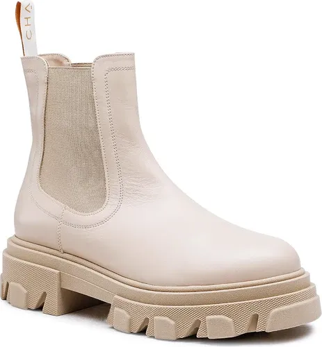 Členková obuv s elastickým prvkom Charles - Mey Light Beige