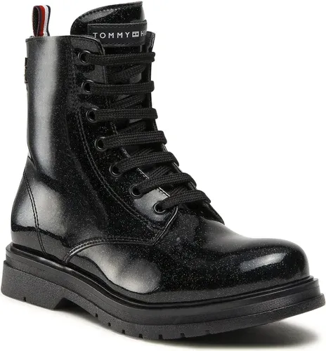 Čižmy Tommy Hilfiger - Lace-Up Bootie T4A5-32413-1237 S Black 999