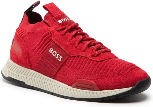 Sneakersy BOSS - Titanium 50470596 10232616 01 Bright Red 620