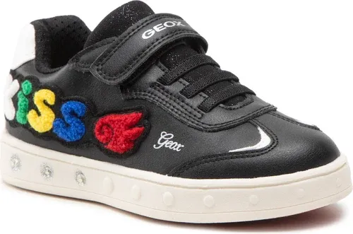 Sneakersy GEOX - J Skylin G. C J268WC 000BC C0048 S Black/Red