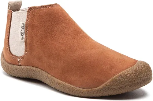 Členková obuv s elastickým prvkom Keen - Mosey Chelsea Leather 1026826 Tortoise Shell/Birch