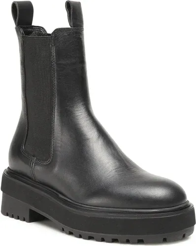 Kotníková obuv s elastickým prvkom GINO ROSSI - 222FW157 Black