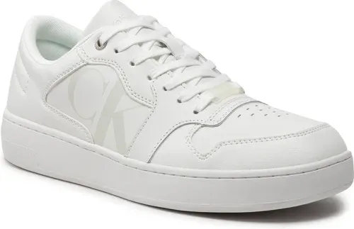 Sneakersy Calvin Klein Jeans - Basket Cupsole Bold Mono Lth YM0YM00428 Triple White 0K8