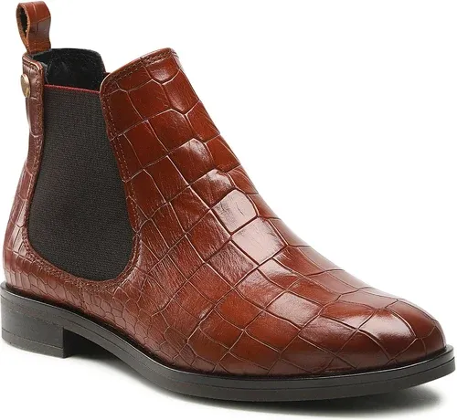 Členková obuv s elastickým prvkom Salamander - Dinia 32-41805-07 Cognac
