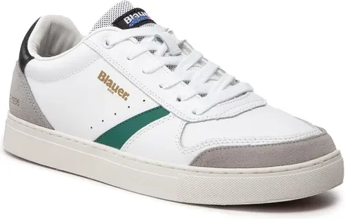 Sneakersy BLAUER - F2FARGO02/LES White/Green/Black