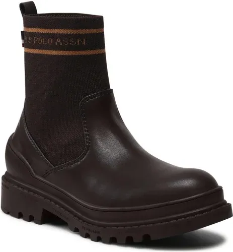 Členkové čižmy U.S. POLO ASSN. - Bruna007 BRUNA007W/BYT1 Dbr