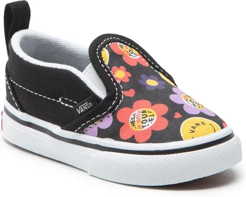 Tenisky Vans - Slip-On V VN000UBSBLK1 Redically Happy Black