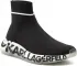 Sneakersy KARL LAGERFELD - KL63243 Black Knit Textile