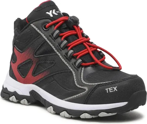 Šnurovacia obuv YK-ID by Lurchi - 33-27105-31 M Black.Dk Grey/Red