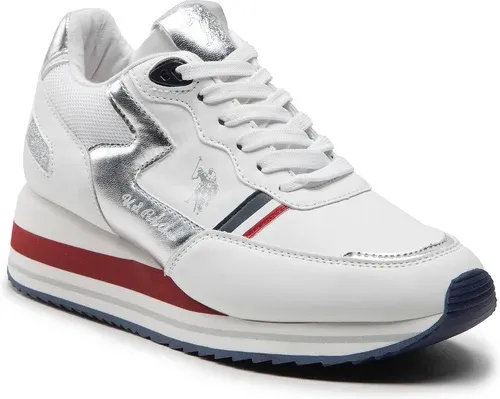 Sneakersy U.S. Polo Assn. - Sylvi001E SYLVI001W/BYT2 Whi/Sil01