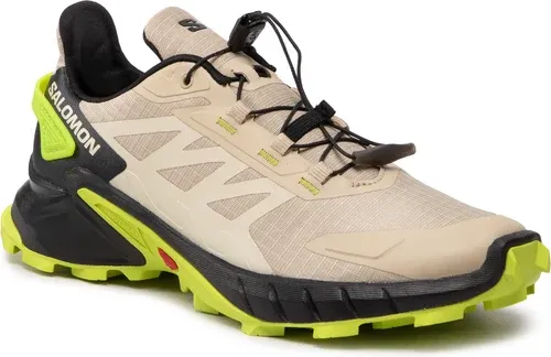Topánky Salomon - Supercross 4 417372 26 V0 Safari/Black/Acid Lime