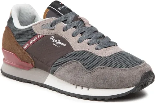 Sneakersy Pepe Jeans - London One Tonal PMS30873 Grey 945