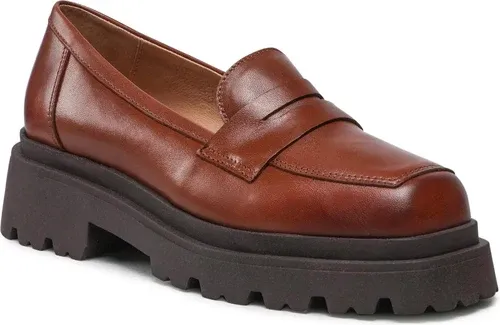 Loafers EKSBUT - 2D-6474-R73 Hnedá