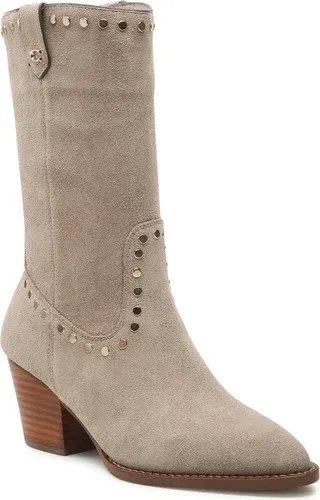 Členkové čižmy COACH - Pheobe Suede CD291 Oat