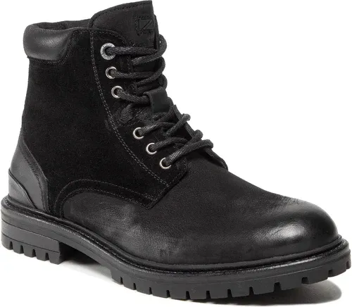 Čižmy Pepe Jeans - Ned Boot Antic Warm PMS50222 Black 999