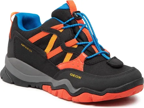 Sneakersy Geox - J Montrack B.B Abx B J26HBB 0FUCE C0038 D Black/Orange