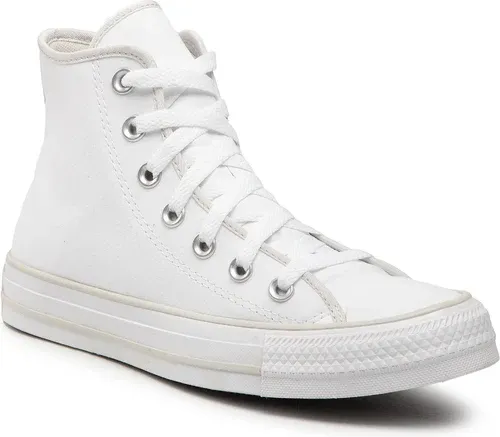 Tramky CONVERSE - Ctas Hi A00891C White/Light Bone/White