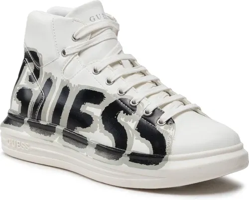 Sneakersy Guess - Salerno Mid FM7SRM ELE12 WHITE
