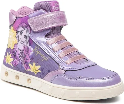 Sneakersy Geox - J Skylin G.G J268WG 0ANKN C8064 D Lilac/Yellow