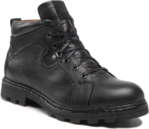 Šnurovacia obuv Krisbut - 6723-1-7 Čierna