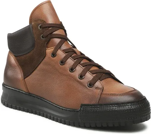 Sneakersy Ryłko - IDZL01 Brązowy/Ciemnobrązowy 1ZW