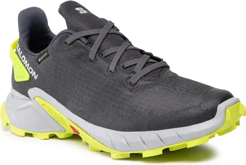 Topánky Salomon - Alphacross 4 Gtx GORE-TEX 470667 26 V0 Ebony/Pearl Blue/Acid Lime