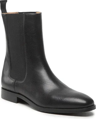 Členková obuv s elastickým prvkom R.Polański - 1565 Czarny Lico