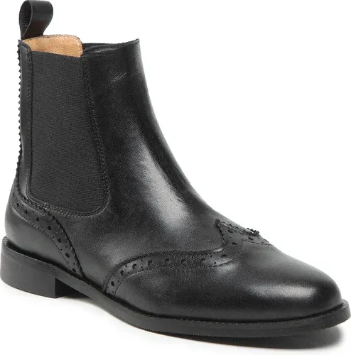 Kotníková obuv s elastickým prvkom R.POLAŃSKI - 1566 Czarny Lico