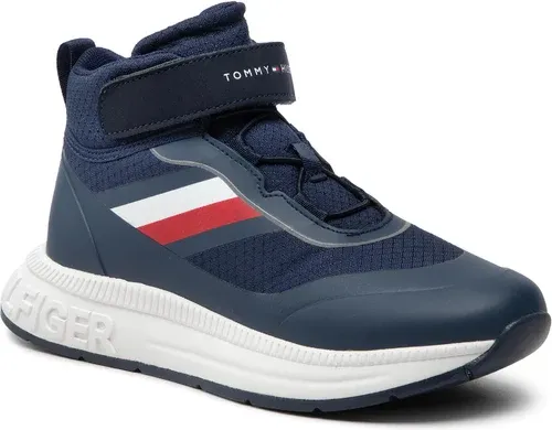 Sneakersy TOMMY HILFIGER - High Top Lace-Uo Sneaker T3B9-32507-1443 S Blue 800
