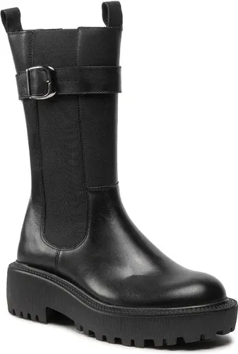 Členková obuv s elastickým prvkom R.Polański - 1564 Czarny Lico