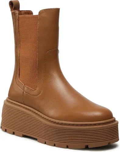 Kotníková obuv s elastickým prvkom BADURA - 222FW182 Camel