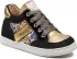 Sneakersy POM D'API - Print Animal Fl N1SECR0406 S Noir/Dore/Multi