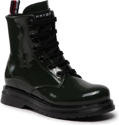 Outdoorová obuv Tommy Hilfiger - Lace-Up Bootie T4A5-32412-0775 M Green 400