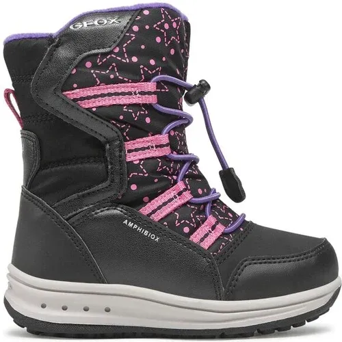 Snehule Geox - J Roby G. B Abx A J26FUA 054FU C0922 M Black/Fuchsia