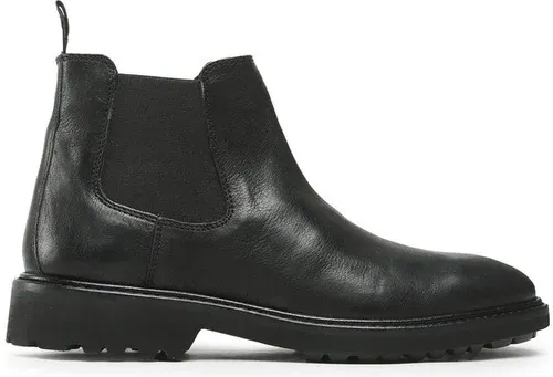 Členková obuv s elastickým prvkom Geox - U Cannaregio B U26DRB 00046 C9999 Black