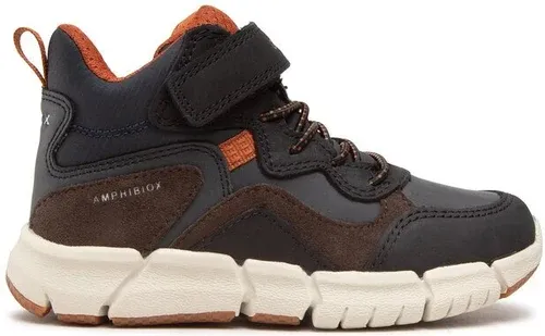 Šnurovacia obuv Geox - J Flexyper B.B Abx A J269XA 032ME C0944 D Brown/Dk Orange
