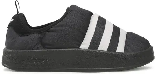 Papuče adidas - Puffylette GY4559 Cblack/Greone/Cblack