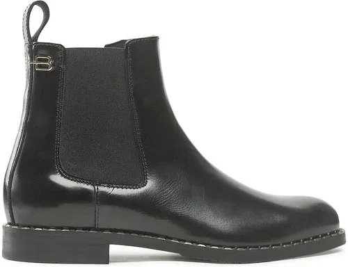 Členková obuv s elastickým prvkom Baldinini - D3A343SPAZ0000 Nero