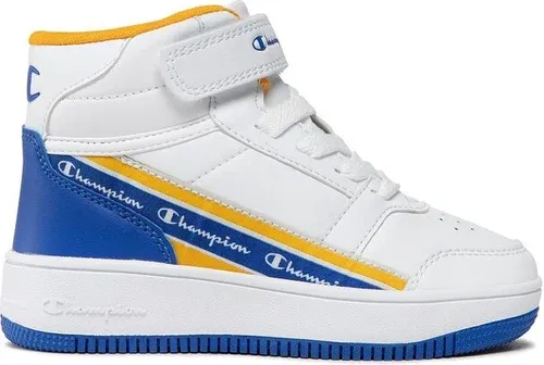 Sneakersy Champion - Alter Mid B Ps S32430-CHA-WW001 Wht/Rbl/Yellow