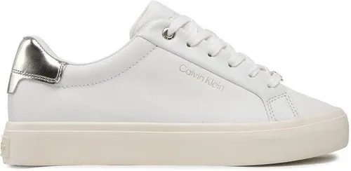 Sneakersy Calvin Klein - Vulc Lace-Up HW0HW01342 White/Pale Gold 0LC