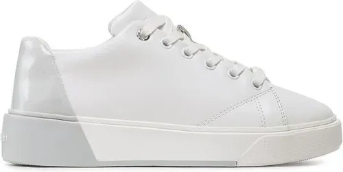 Sneakersy Calvin Klein - Heel Cupsole Lace Up-Lth Mix HW0HW01209 Ck White YAF