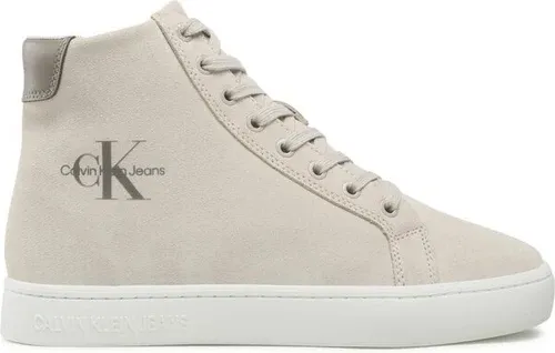 Sneakersy Calvin Klein Jeans - Classic Cupsole Laceup Mid Su YM0YM00493 Eggshell ACF