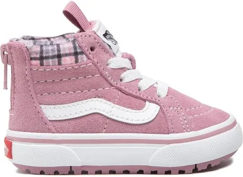 Sneakersy Vans - Sk8-Hi zip Mte VN0A5HZ3BD51 Plaid Lilas