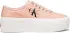 Tenisky Calvin Klein Jeans - Cupsole Flatform Laceup Low Txt YW0YW00766TKY Pink Blush TKY