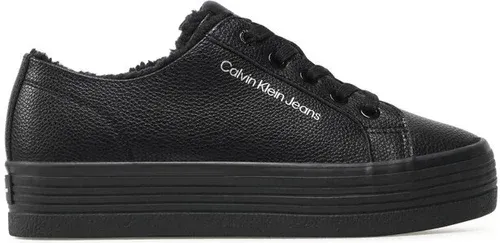 Sneakersy Calvin Klein Jeans - Vulc Flatform Laceup Low Lw YW0YW00819 Black BDS