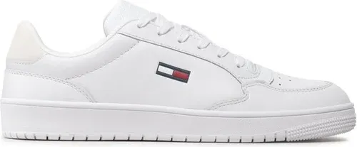 Sneakersy Tommy Jeans - City Leather Cupsole EM0EM01069 White YBR