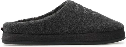 Papuče TOMMY HILFIGER - Fwlt Homeslipper FM0FM04221 Dark Ash PTY